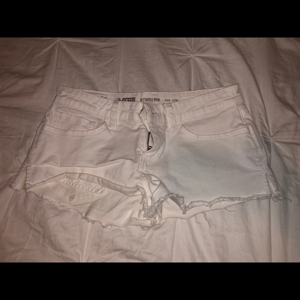 Vans White Shorts